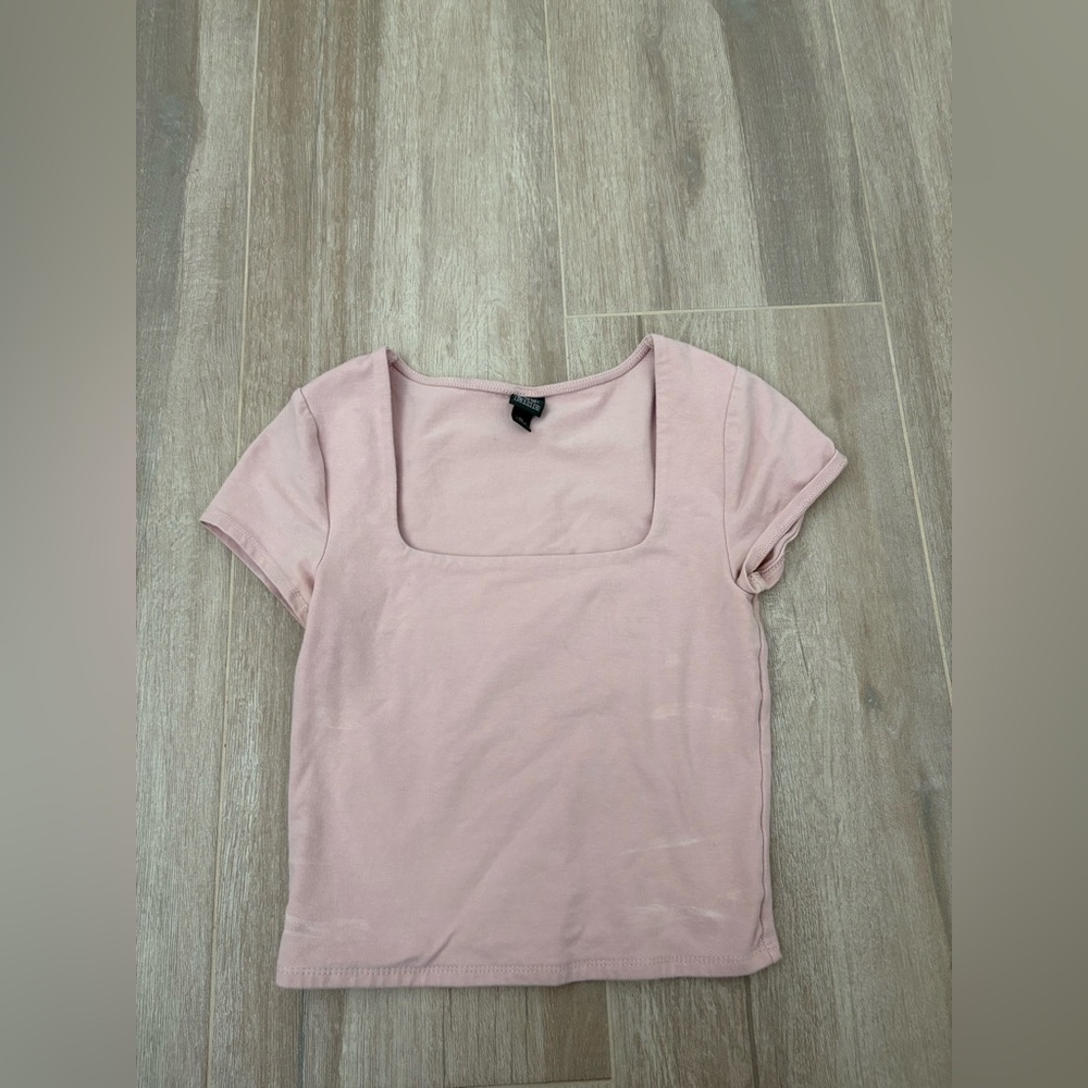 Wild Fable Blush Square Neck Tee
